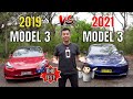 2021 v 2019 Model 3 Comparison | RHD Tesla Australia Review | TeslaTom