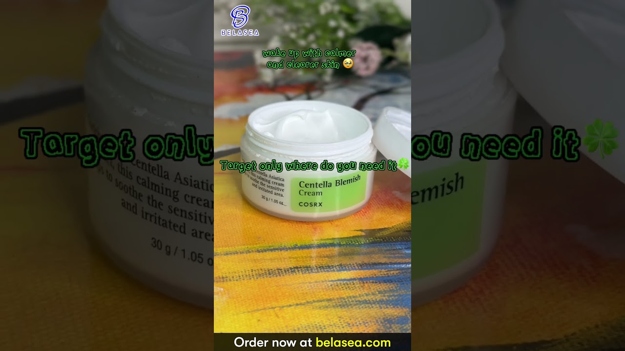 Calm redness, heal spots fast! COSRX Blemish Cream- gentle, effective, and made for your skin.