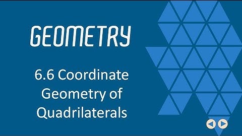 Coordinate Geometry of Quadrilaterals, BJU Press Geometry 4th Ed, Lesson 6.6--CCCS Flipped Geometry