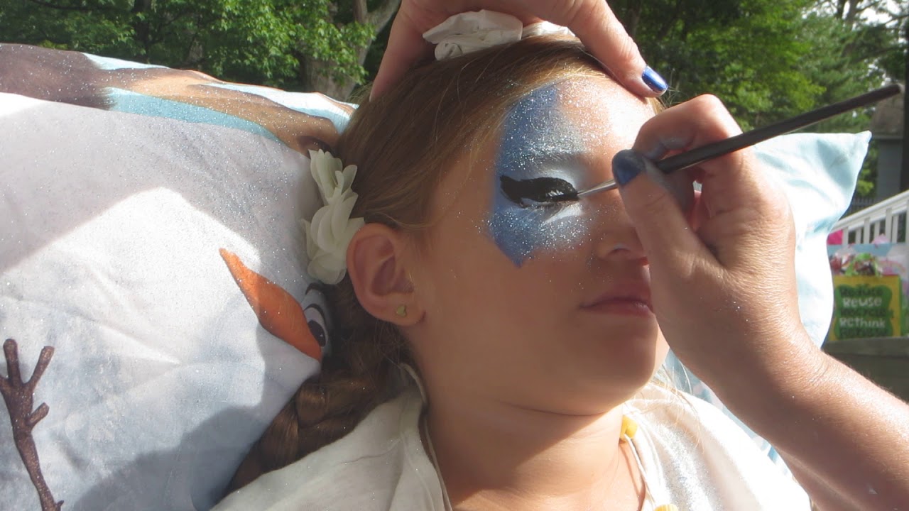 Blue Butterfly Snowprincess at Lexi's 7th Birthday!!