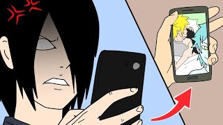 Sasuke's reaction to Sarada and Boruto's love