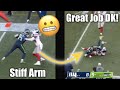 DK Metcalf Stiffarms Bradberry... and gains 0 yards, a breakdown