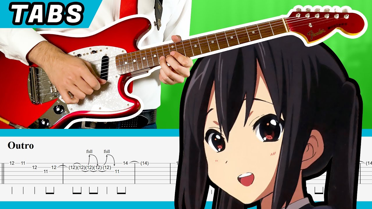 TABS】K-ON! S2 EP1 -「Yui's Solo」by @Tron544 