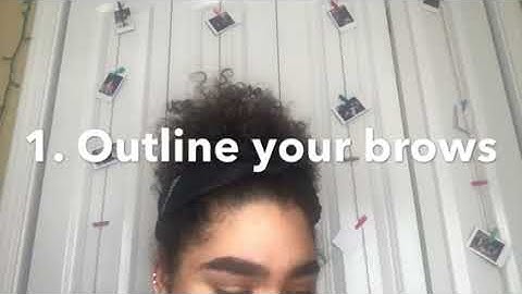 Simple Eyebrow tutorial