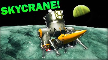 KSP2: Landing a Rover to Vall using a Skycrane!