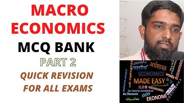 MCQ Macroeconomics Part2: B.com | BBA | BA | MBA | SPPU