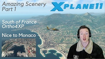 X-Plane Amazing Scenery Part 1 - Nice and Monaco - South of France