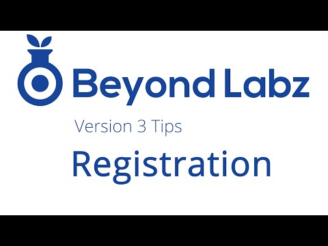 Registration and First Login at Beyond Labz