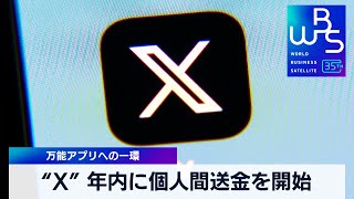 “X” 年内に個人間送金を開始　万能アプリへの一環【WBS】（2024年1月10日）