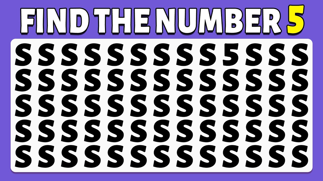  Find The ODD One Out Numbers And Letters Edition Only 1 Can Spot It 35 Levels Cow Quiz