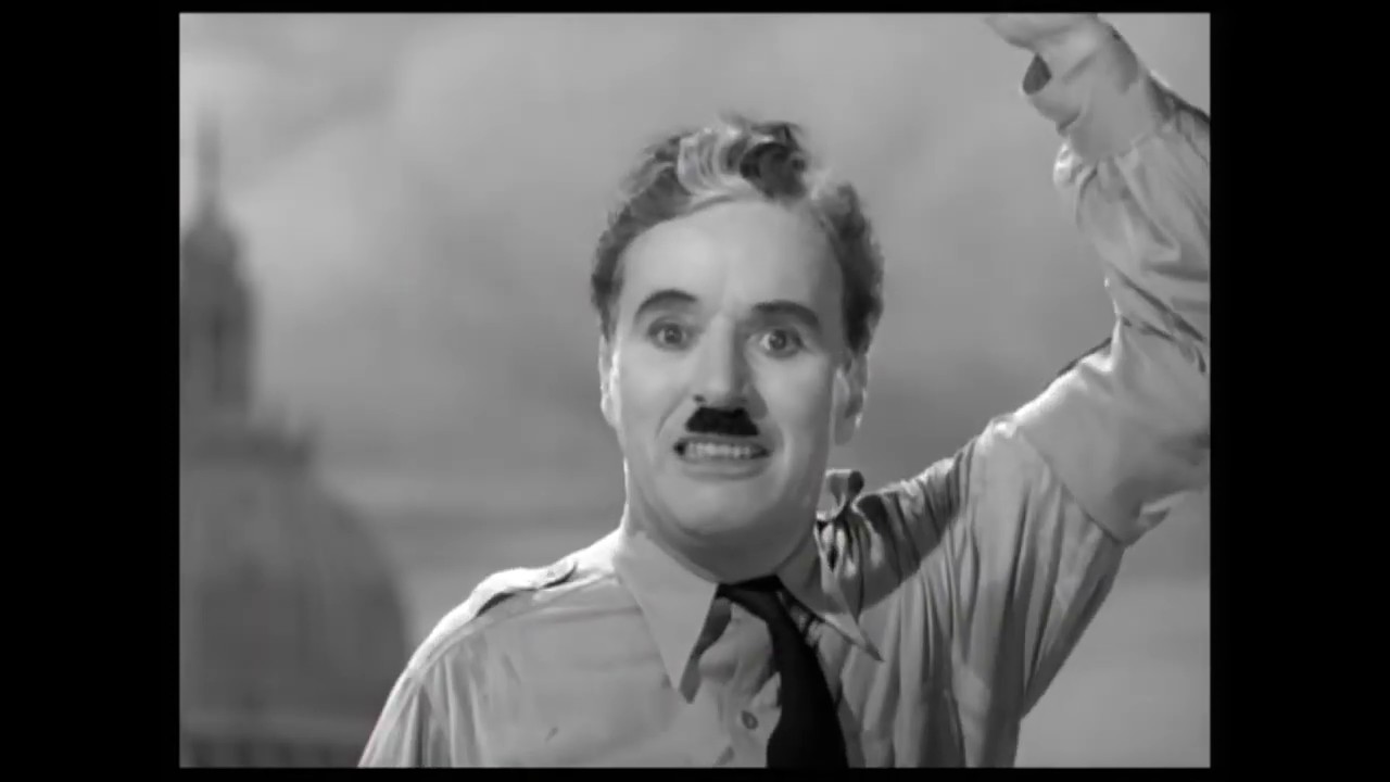 charlie chaplin final speech