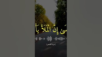من سورة القصص #القارئ ريان المحيسني;اكتب شيء تؤجر عليه@قرآن كريم