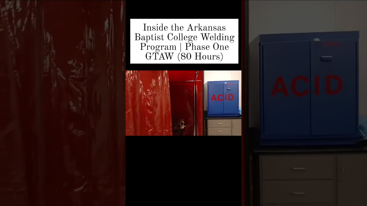 Программа обучения сварке в Арканзасском баптистском колледже | Первый этап GTAW (80 часов) 