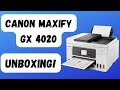 Canon Maxify GX 4020 Unboxing  - Review 2023