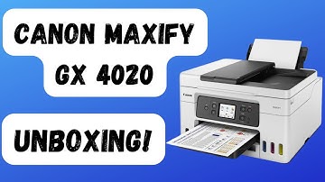 Canon Maxify GX 4020 Unboxing  - Review 2023
