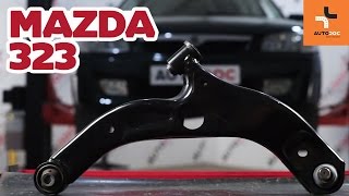 Como substituir Braço transversal MAZDA 323 F VI (BJ) - vídeo guia