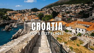 Top 5 Croatia Best Cities | 4K