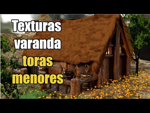 Blender 21- Texturas varanda toras menores