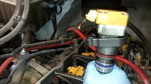How to Change a Cat 3126, C9, or C7 Injector