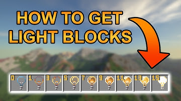 How To Get Preset Light Blocks In Minecraft (Java)