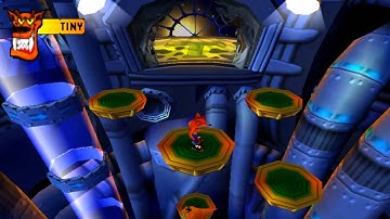 Crash Bandicoot 2: Cortex Strikes Back (PAL) 100% Walkthrough #025 Boss 3: Tiny Tiger