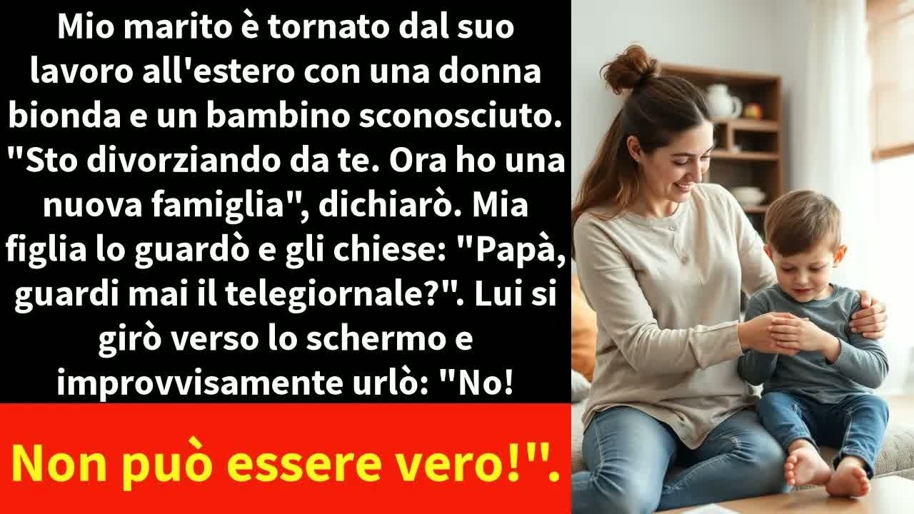 Quel pomeriggio sembrava come tanti altri, finché non ho aperto la porta e ho trovato mio marito con una ragazza bionda che spingeva un passeggino con due gemelli. Nelson ha sorriso e ha detto:...