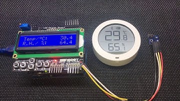 SHT31 Temperature - Relative Humidity Sensor Demo with ATMega8