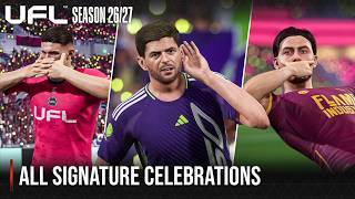 UFL™ 2027 | All Signature Celebrations