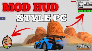 SHARE MOD HUD STYLE PC | BAMEGA ROLEPLAY | GTA SAMP ANDROID