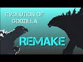 Evolution of Godzilla Remake / Animação Stick nodes special 336 subs (Descrição)