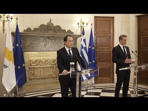 Δηλώσεις του Πρωθυπουργού Κ. Μητσοτάκη και του Προέδρου της Κυπριακής Δημοκρατίας Ν. Χριστοδουλίδη