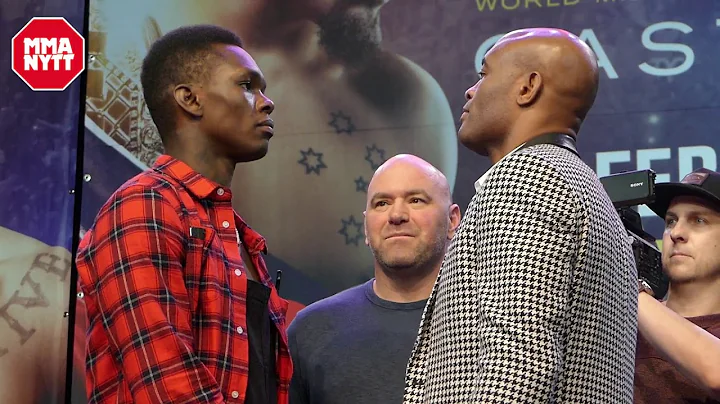 ISRAEL ADESANYA & ANDERSON SILVA STAREDOWN | UFC 234
