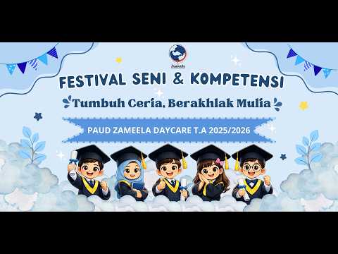 🔴FESTIVAL SENI & KOMPETENSI "TUMBUH CERIA, BERAKHLAK MULIA" | PAUD ZAMEELA DAYCARE T.A 2025/2026