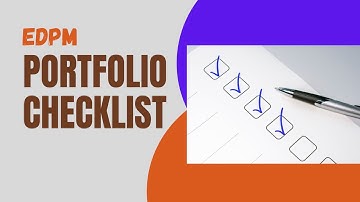 CSEC EDPM| Portfolio Checklist