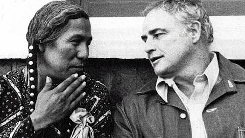 Marlon Brando Actor Activist with host John Kauffm...