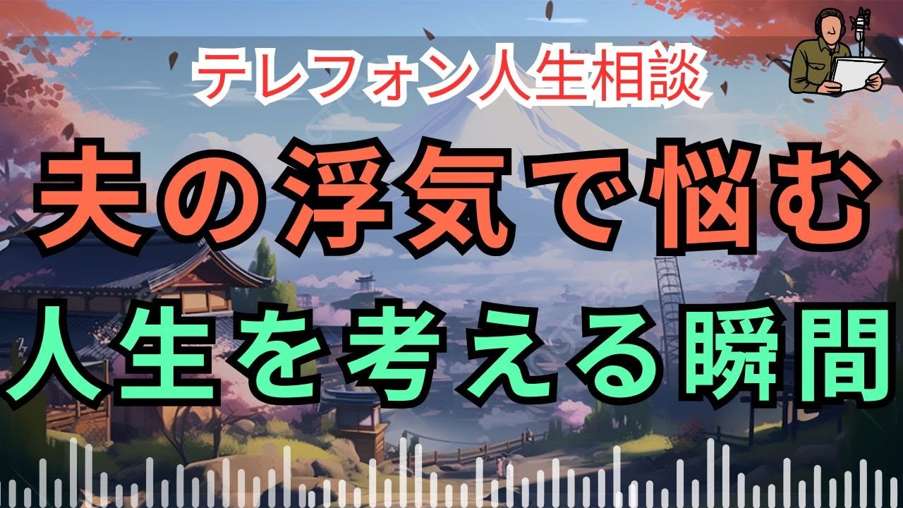 [電話人生相談] 📟 どの苦しみに意味を感じるか！夫の浮気!加藤諦三＆大迫恵美子!人生相
