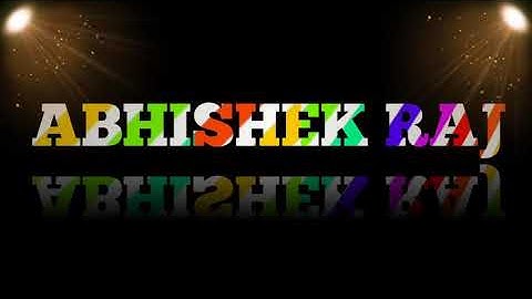 Abhishek name WhatsApp status video
