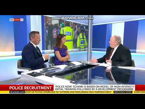 Sky News 28 7 18 Effectiveness of Police Now