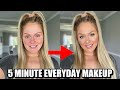 5 MINUTE EVERYDAY MAKEUP TRANSFORMATION | GET READY WITH ME