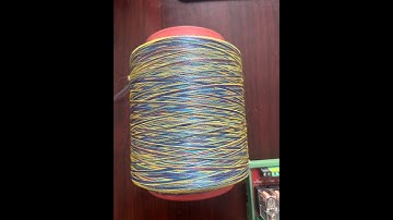 laboratory use tri color BCF yarn lab spinning machine to match color#carpet #lab