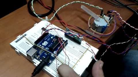 Arduino motor paso a paso con inversor de giro