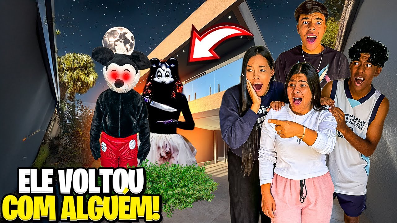MICKEY APARECEU NA CASA ANTIGA MAS NÃO VEIO SOZINHO!! E AGORA COMO VAMOS FUGIR DELE?