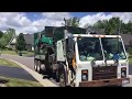 Waste Management Mack LE McNeilus Manual/Automated Side Loader