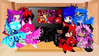 Me And My Friends React To Fnf Four Way Fracture