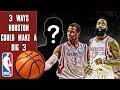 3 ways the Rockets can create a big 3 with Chris Paul and James Harden!