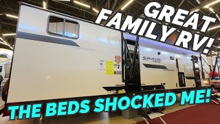 GREAT family RV with SURPRISING BED! 2024 Forest River Surveyor Legend 303BHLE