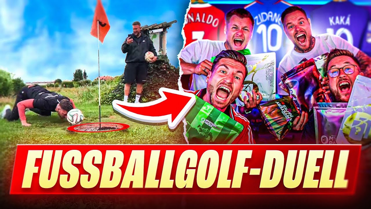 XXL FUSSBALL GOLF CHALLENGE um MYSTERY RETRO FUSSBALL TRIKOTS🔥⚽️