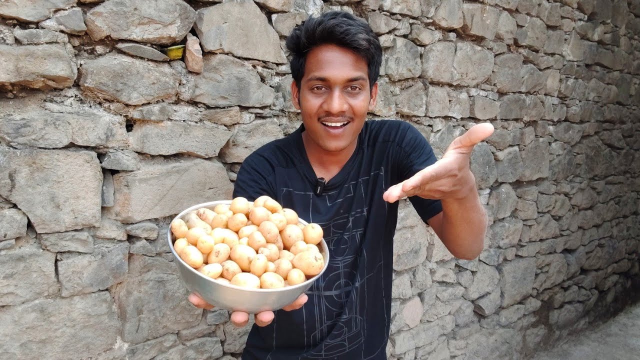 काय हे एवढे छोटे बटाटे 🥔 😯