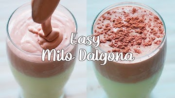 DALGONA MILO EASY RECIPE (Dalgona At Home)