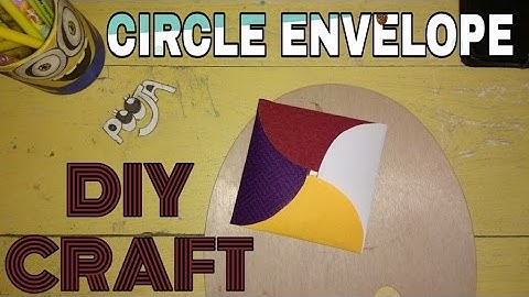 How to Make Circle Envelope Card | Handmade | DIY Video